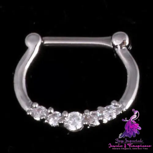 European And American Popular Septum16k Real Gold