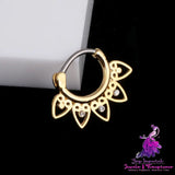 European And American Popular Septum16k Real Gold