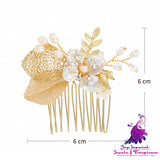 American Korean Bridal Pearl Comb