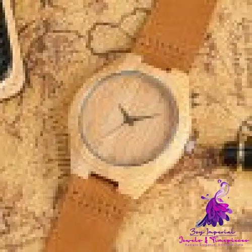 Bamboo Analog Nature Wood Watch