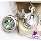 Angel Girl Pocket Watch