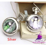 Angel Girl Pocket Watch