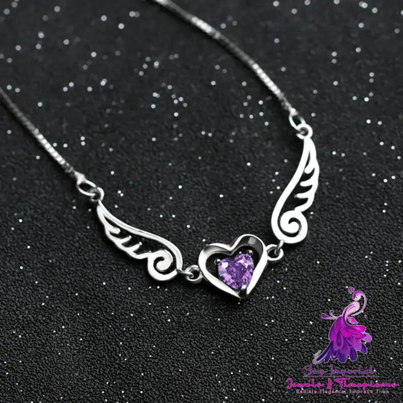 Angel Wings Pure Silver Necklace