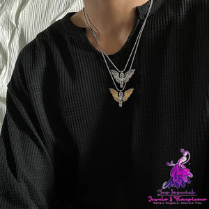 Angel Wings Titanium Steel Necklace