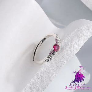 Angel’s Wing Sterling Silver Ring