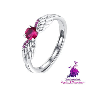 Angel’s Wing Sterling Silver Ring