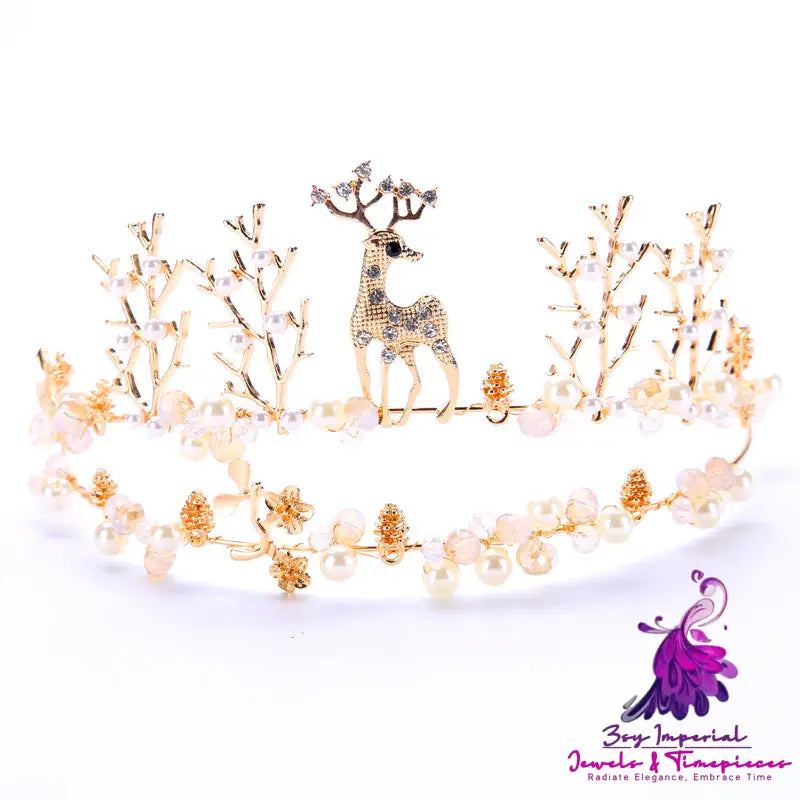 Fawn Crown Animal Wedding Accessory