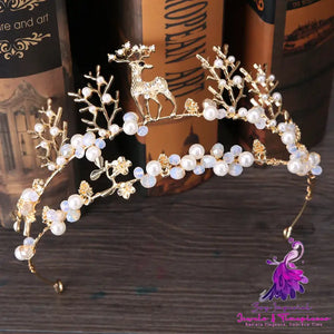 Fawn Crown Animal Wedding Accessory