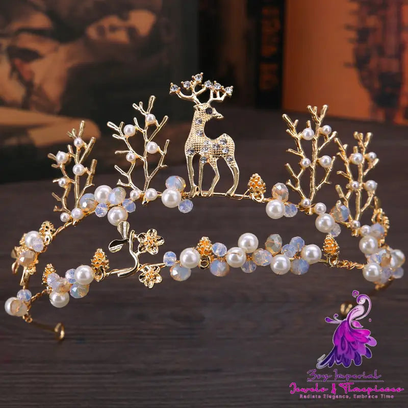 Fawn Crown Animal Wedding Accessory