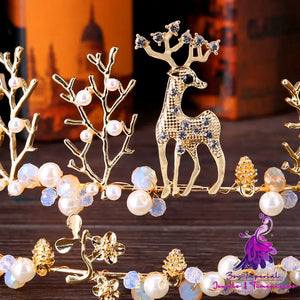 Fawn Crown Animal Wedding Accessory