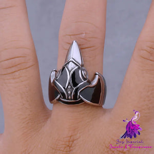 Norse Mythological Viking Crow Stainless Steel Ring