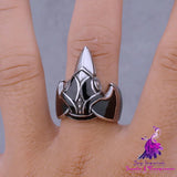 Norse Mythological Viking Crow Stainless Steel Ring