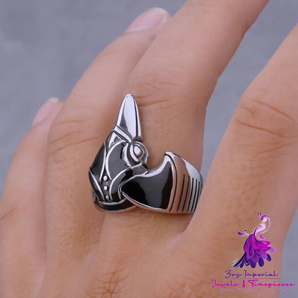 Norse Mythological Viking Crow Stainless Steel Ring