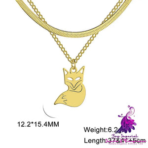 Animal Double Layer Necklace