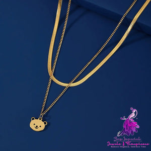 Animal Double Layer Necklace