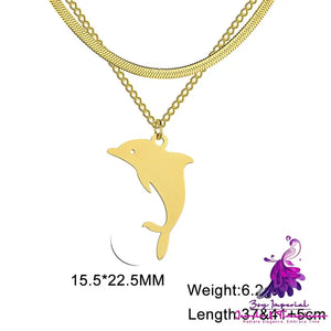 Animal Double Layer Necklace