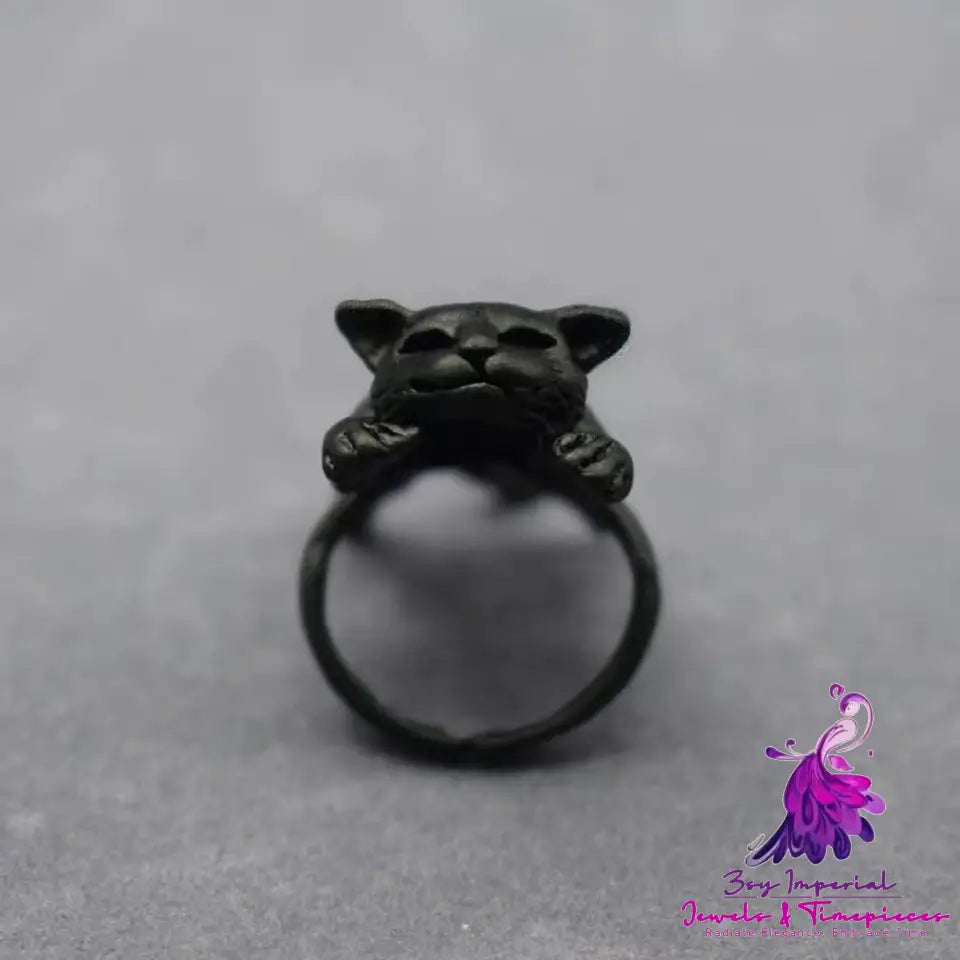 Adjustable Cat Animal Ring