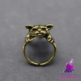 Adjustable Cat Animal Ring