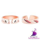 Impression Ring Anime Pattern Unisex