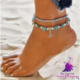 Conch Mizhu Turtle Anklet