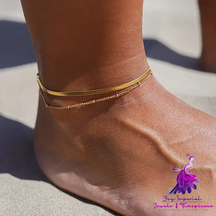 Retro Style Anklet