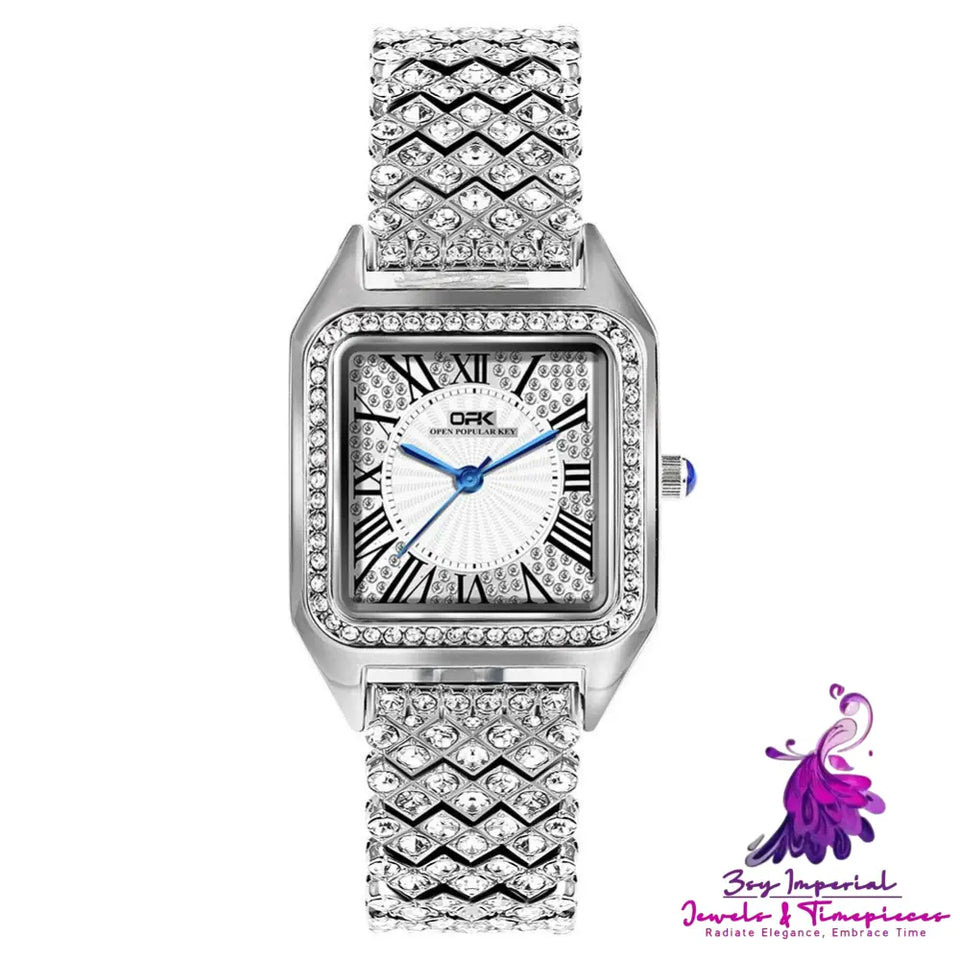 Antique Diamond Waterproof Lady’s Quartz Watch