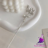 Antique Style High Sense Hairpin Simple Modern Lotus Hair