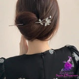 Antique Style High Sense Hairpin Simple Modern Lotus Hair