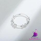 Stylish Sterling Silver Anxiety Ring for Women