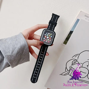 Apple Watch Silicone Strap Set with Case