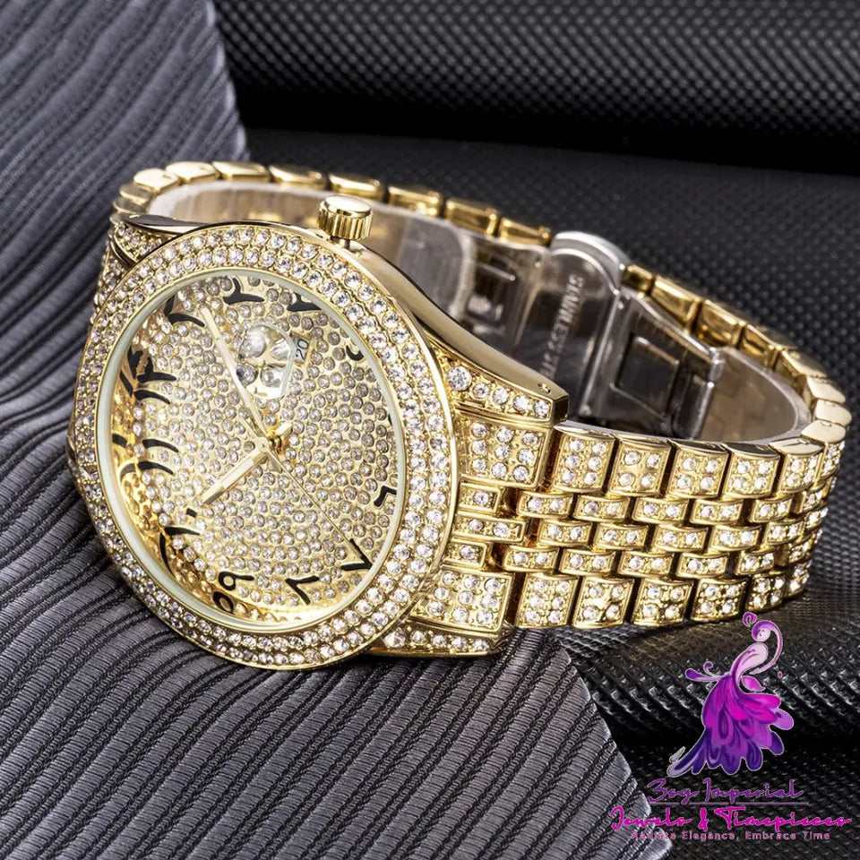 Full Diamond Star Quartz Watch