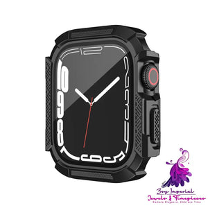 Solid Color Armored Watch Protective Case