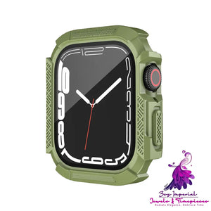 Solid Color Armored Watch Protective Case