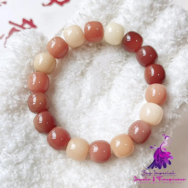 White Jade Bodhi Fashion Bracelet for Men