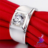 Artificial Diamond Men’s Ring