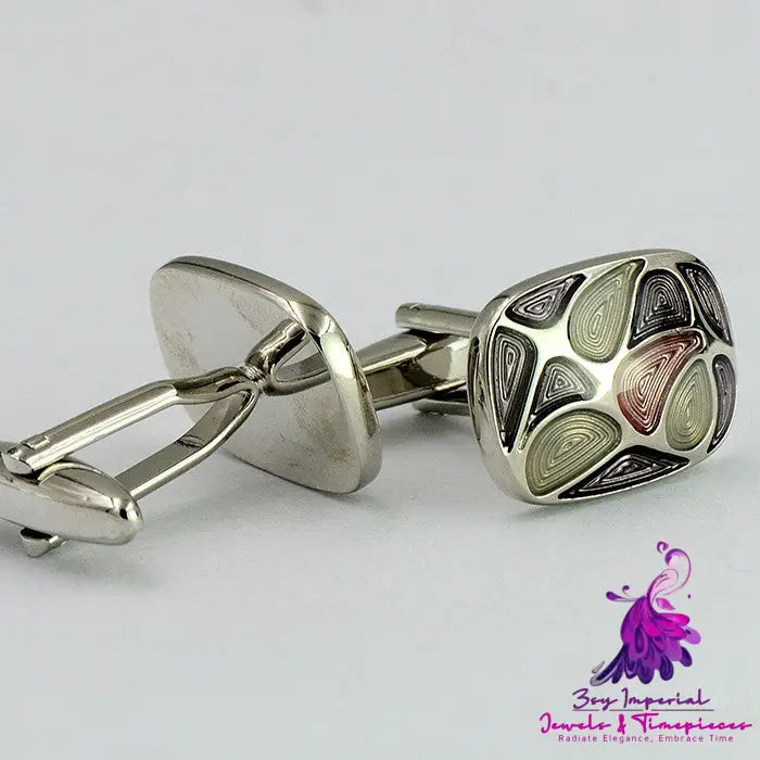 Bohemian Enamel Cufflinks