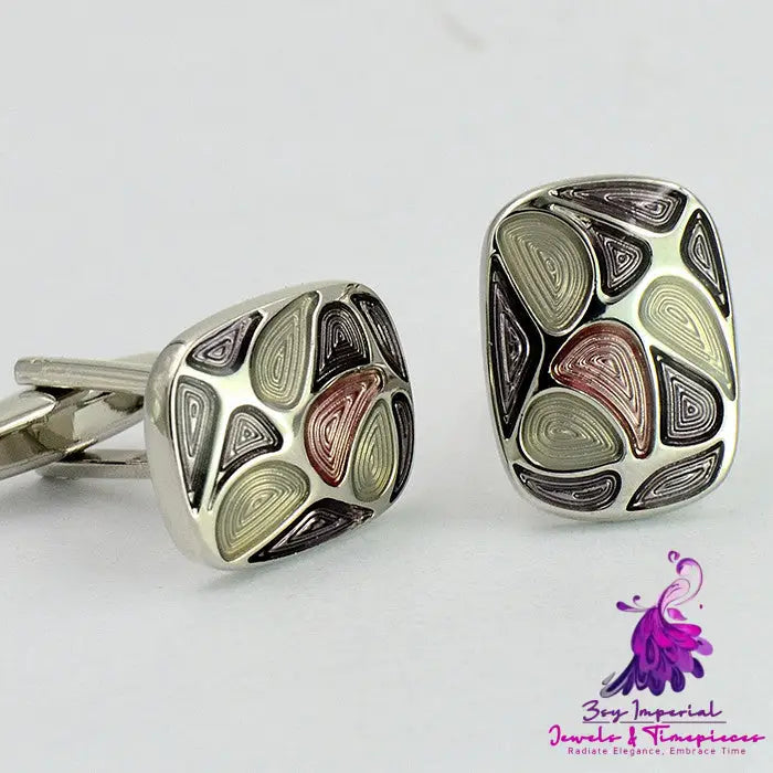 Bohemian Enamel Cufflinks