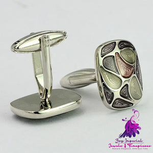 Bohemian Enamel Cufflinks