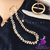 Hand-woven Pearl Necklace