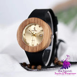 Artistic Retro Wooden Men’s Japanese And Korean Watch