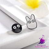 Cartoon Asymmetric Funny Earrings