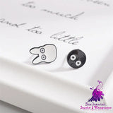 Cartoon Asymmetric Funny Earrings