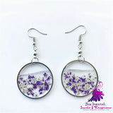 Creative Round Atmospheric Floral Earrings Personality