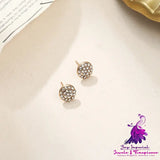 Atmospheric Round Diamond Earrings