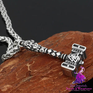 Norwegian Viking Auding Triangle Necklace