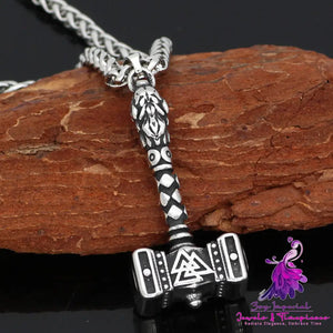 Norwegian Viking Auding Triangle Necklace