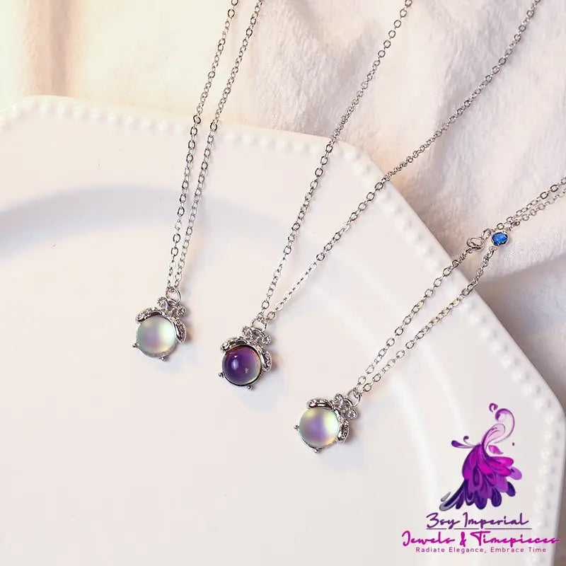 Color Changing Aurora Pendant Necklace