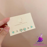 Aurora Colorful Love Earrings