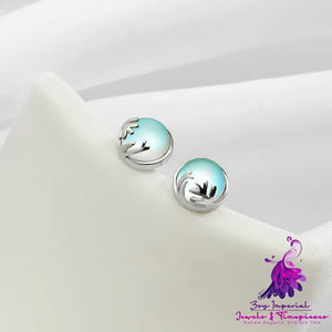 Aurora Forest Sterling Silver Earrings