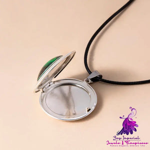 Aurora Mountain Locket Necklace